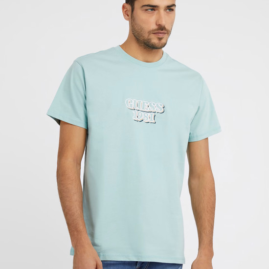 Guess Ανδρική κοντομάνικη μπλούζα Embro Box Logo Tee